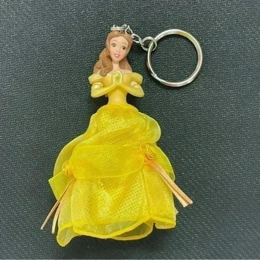 Disney Resort Princess Belle Beauty & The‎ Beast Strap Keychain Toy Figure